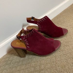 Bella Vita suede leather heals
